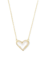 Load image into Gallery viewer, Ari Heart Ivory MOP Pendant Necklace

