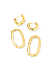 Load image into Gallery viewer, Danielle Gold Link Earrings in MIXED METALS
