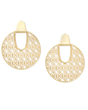 Load image into Gallery viewer, DIANE ROUND PLATE EARRINGS
