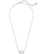 Load image into Gallery viewer, Elisa Necklace in Rhodium Slate
