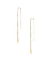 Load image into Gallery viewer, FERN THREADER EARRINGS
