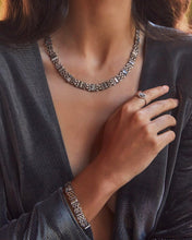 Load image into Gallery viewer, Lesley Chain Bracelet in Rhodium
