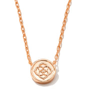 Load image into Gallery viewer, Stamped Dira Pendant Necklace RSG ABALONE
