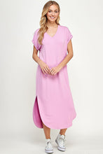 Load image into Gallery viewer, Everyday Butter Soft V-Neck Maxi in Pink
