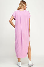 Load image into Gallery viewer, Everyday Butter Soft V-Neck Maxi in Pink
