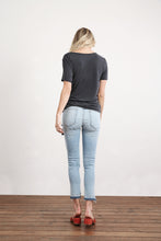 Load image into Gallery viewer, Faux Wrap Blouse with Tie
