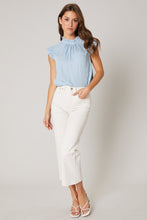 Load image into Gallery viewer, Chambray Pleated Top
